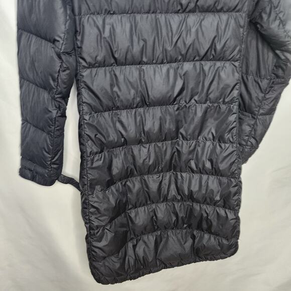 The North Face 550 Women's Black Puffer Quilted Long Hooded Winter Coat Size XS - Picture 15 of 15